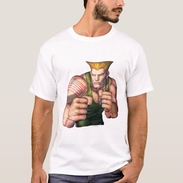 Guile With Fists T-Shirt (Front)