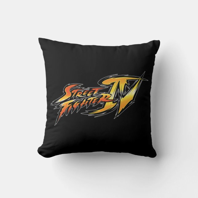 Guile With Jacket 2 Throw Pillow (Front)