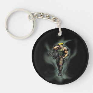 Guile With Jacket Keychain