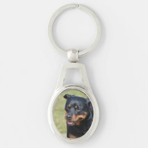 Guileless Rottweiler Keychain