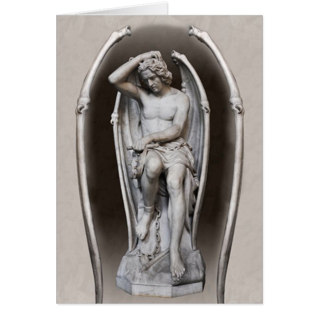 Guillaume Geefs Lucifer CC0287 Folded card (Front)