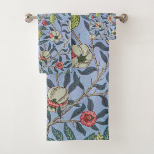 Guillaume Morris Fruit Pomegranate Blue Orament