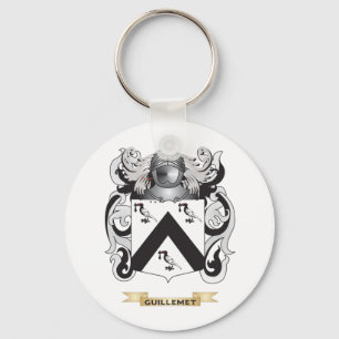 Guillemet Coat of Arms (Family Crest) Keychain