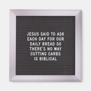 Guillemets de régime amusants - Magnet de carte 