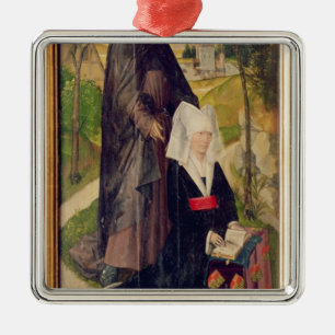 Guillemette de Montagu with Saint Guillaume Metal Ornament