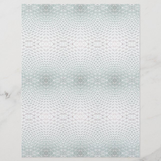 Guilloché Security Cheque Background Symmetry (Front)