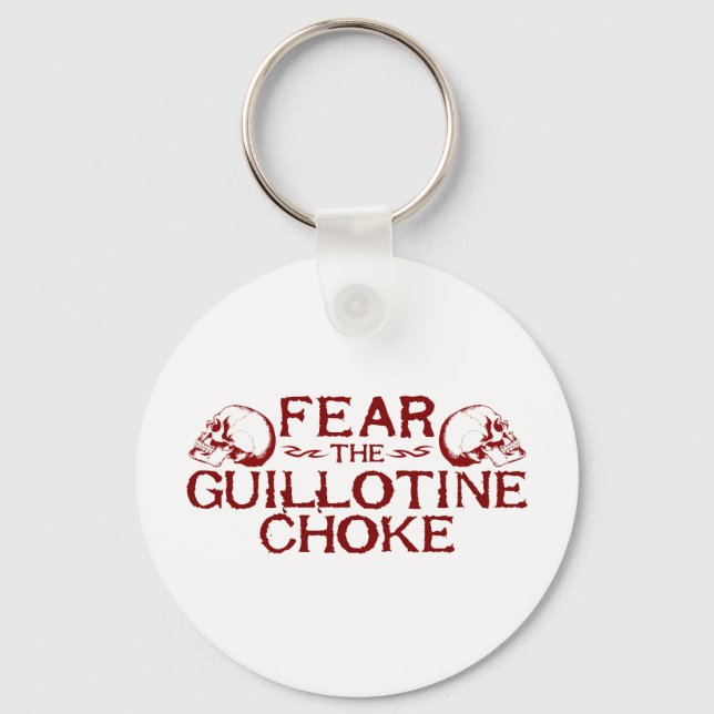 Guillotine Choke Keychain (Front)