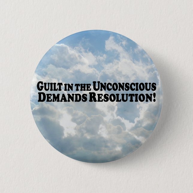 Guilt in the Unconscious - Basic 2 Inch Round Button (Front)