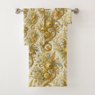 Guilt of Gold – Gothic Victorian  Bath Towel Set