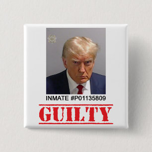 Guilty 2 Inch Square Button