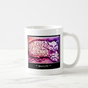 GUILTY CAT COFFEE MUG