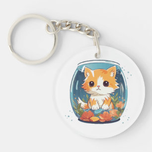 Guilty Kitty Keychain