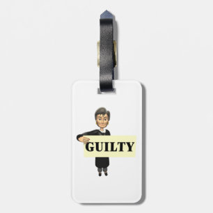 Guilty Luggage Tag