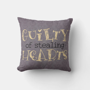 Guilty of Stealing Hearts/Bees Mine Pillow