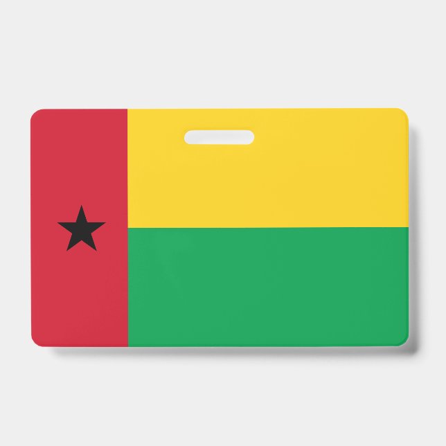 Guinea-Bissau flag Badge (Front)