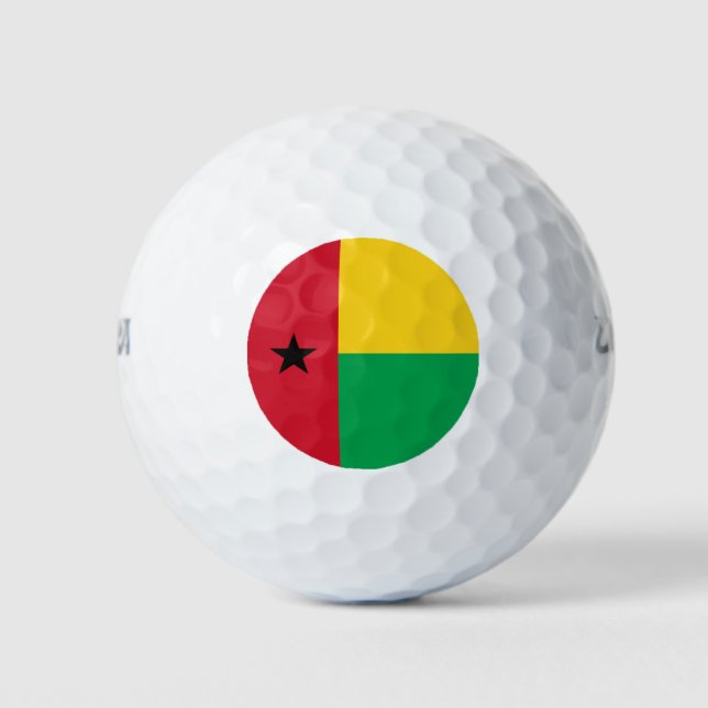 Guinea-Bissau flag Golf Balls (Front)