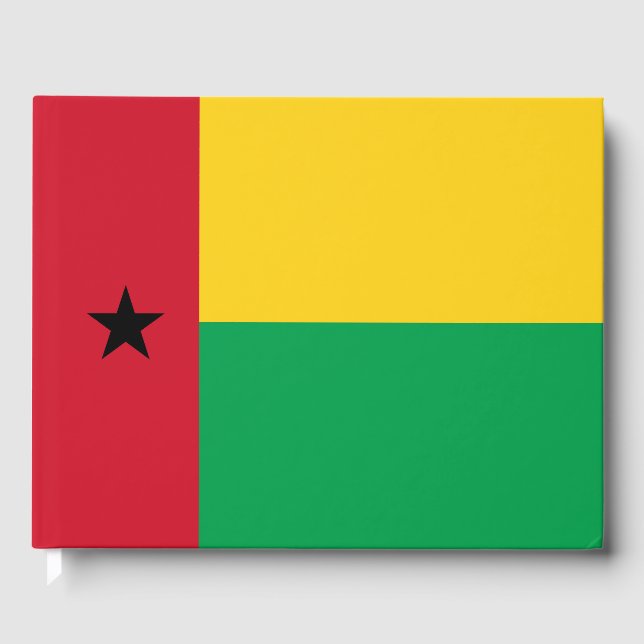 Guinea-Bissau flag Guest Book (Front)