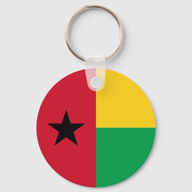Guinea Bissau Flag Keychain (Front)