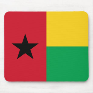 Guinea Bissau Flag Mouse Pad