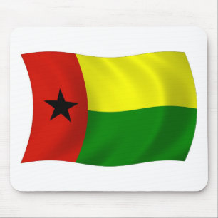 Guinea Bissau Flag Mousepad