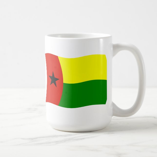 Guinea Bissau Flag Mug (Right)