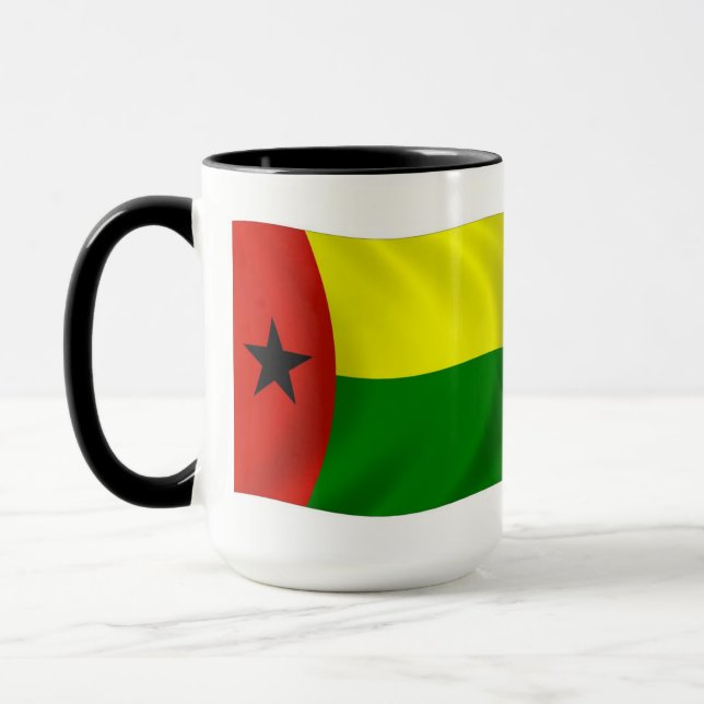 Guinea Bissau Flag Mug (Left)