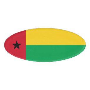 Guinea-Bissau flag Name Tag