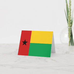 Guinea-Bissau Flag Notecard