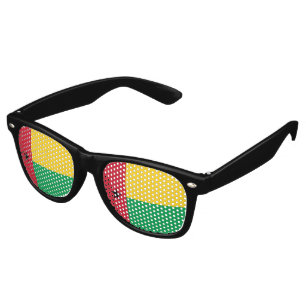 Guinea-Bissau flag Retro Sunglasses