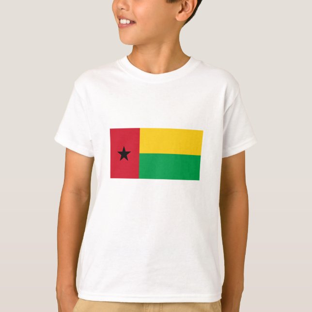 Guinea Bissau Flag T-Shirt (Front)