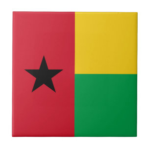 Guinea Bissau Flag Tile