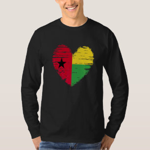 Guinea Bissau Heart Guinea Bissau Flag Guinea Biss T-Shirt