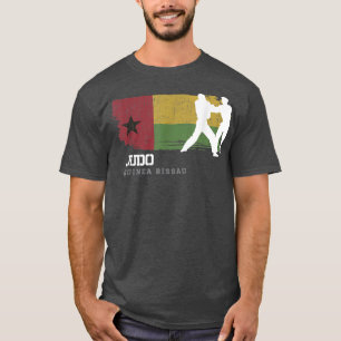 Guinea Bissau Judo Fighter Japanese Martial Arts J T-Shirt