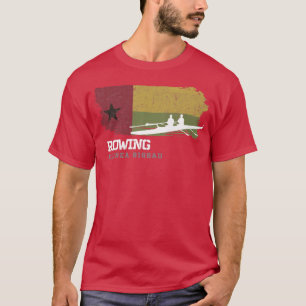 Guinea Bissau Rowing Team Rower Oarsmen Rowing  T-Shirt