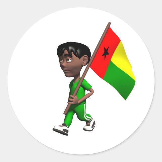 Guinea Bissau Sticker (Front)