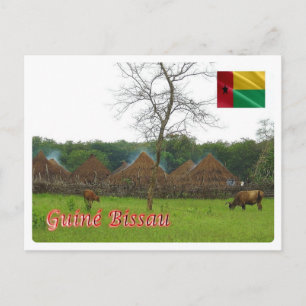 Guinea-Bissau - Village typique - Postcard