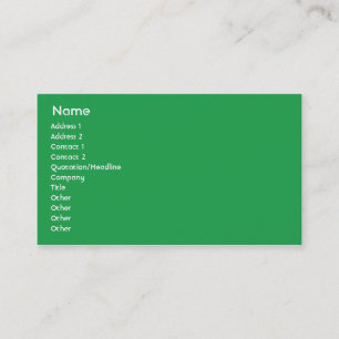 Guinea - Business Business Card