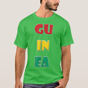 guinea Colourful Words T-Shirt