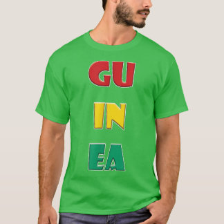 guinea Colourful Words T-Shirt
