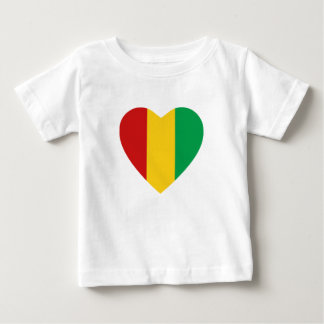 Guinea-Conakry Flag Heart T-Shirt