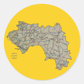 Guinea-Conakry Map Sticker