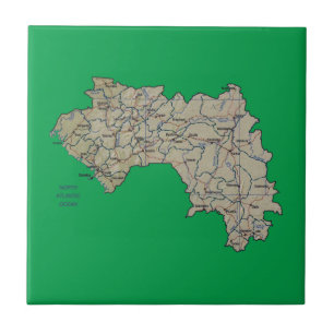 Guinea-Conakry Map Tile