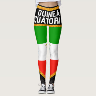 Guinea Ecuatorial Flag Leggings