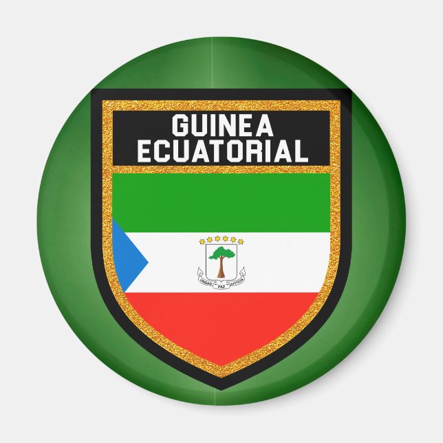 Guinea Ecuatorial Flag Magnet (Front)