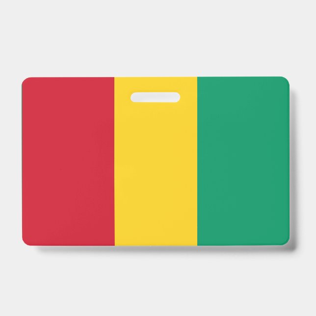 Guinea flag badge (Front)