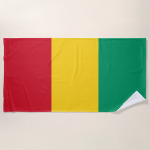 Guinea Flag Beach Towel