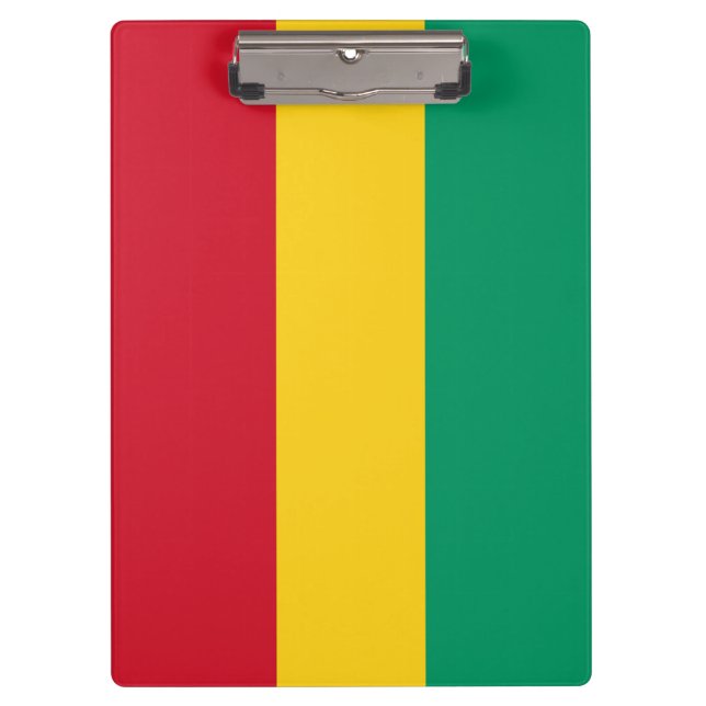 Guinea flag clipboard (Front)