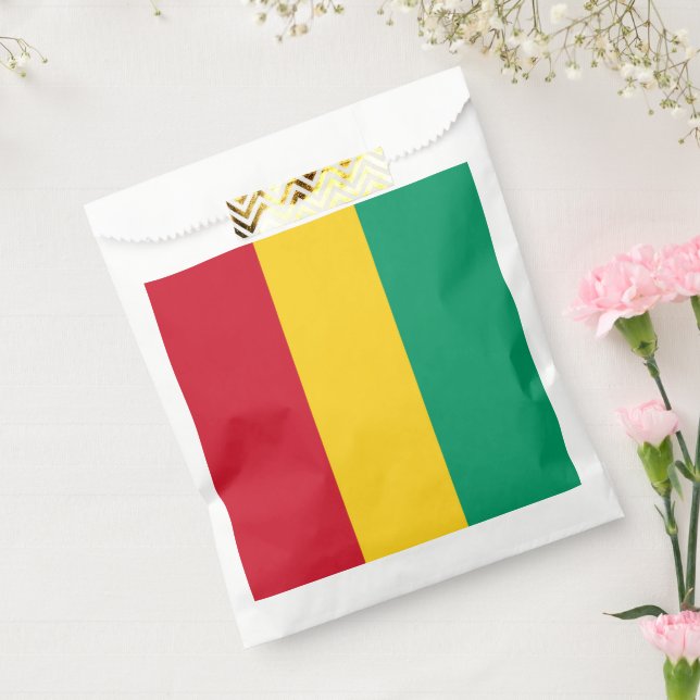 Guinea flag favour bag (Sealed)