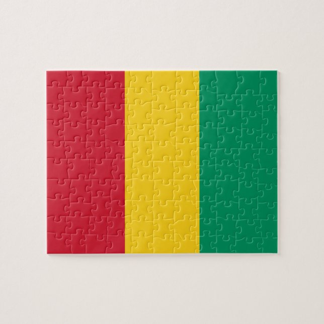 Guinea flag jigsaw puzzle (Horizontal)