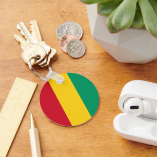 Guinea flag keychain